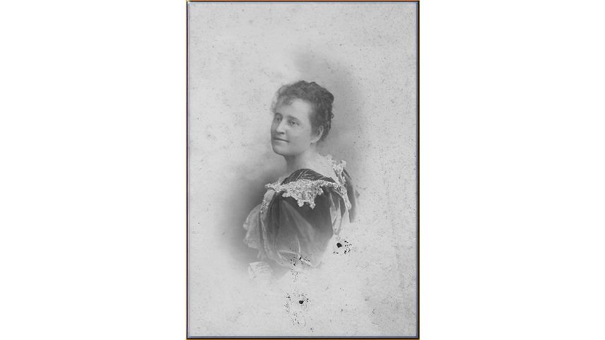 Hofstra History: The Beginnings. Mr. and Mrs. Hofstra: Founding a University - The Beginning" caption="Kate Mason Williams was a wealthy widow who was born in Boston on June 5, 1854. She met William Hofstra in Leadville, Colorado and they married in New Orleans. Kate was seven years older than William, but had been married and widowed at an early age. They decided to build a home of their own and came to New York.